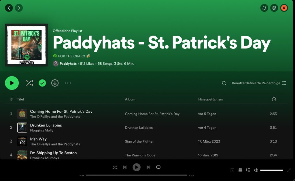 St. Patrick's Day Playlist Paddyhats
