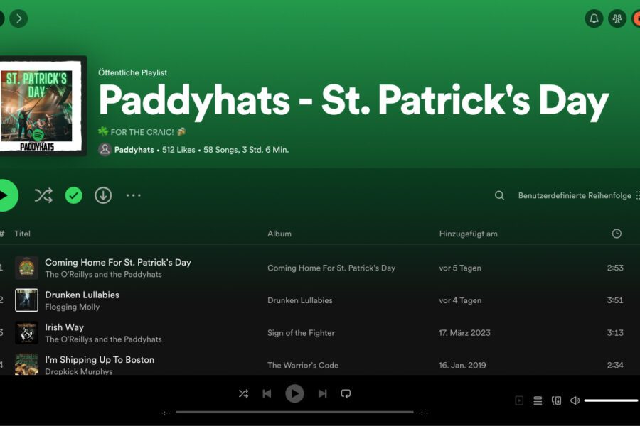 St. Patrick's Day Playlist Paddyhats