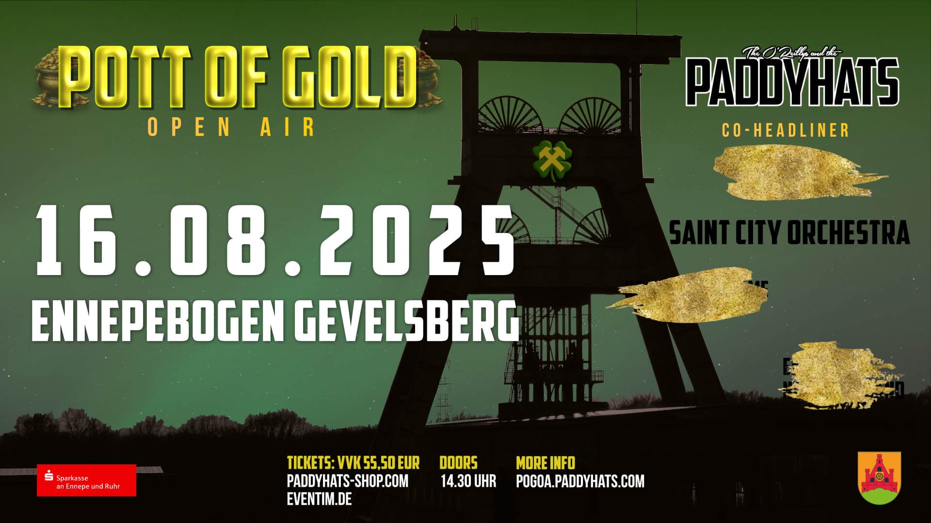 Pott of Gold Open Air am 16.08.2025