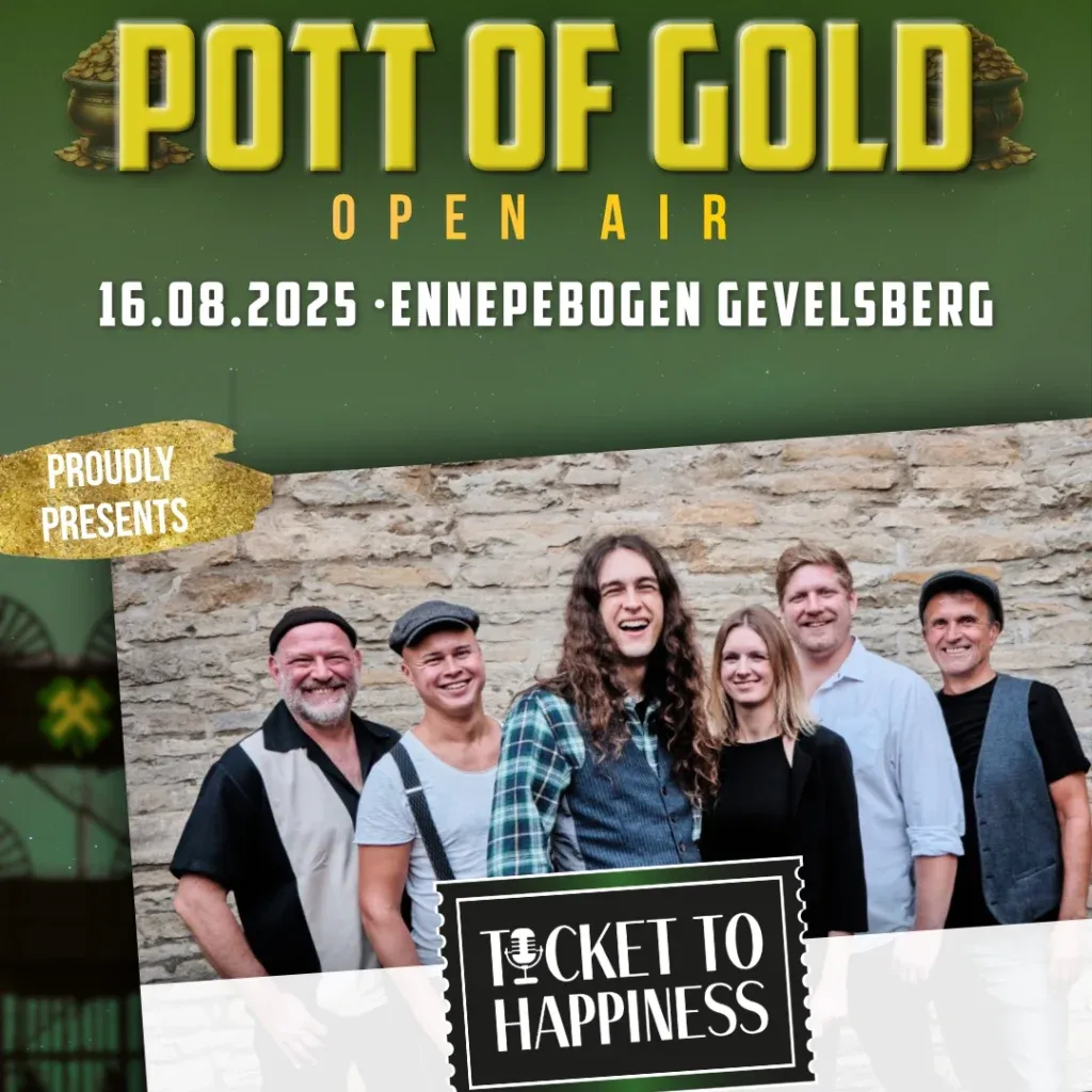 Bandvorstellung Pott of Gold 2025: Ticket to Happiness Herald, OLD GANG’S HERALD