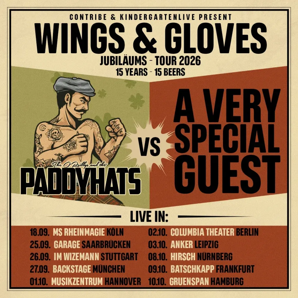 15 Jahre Paddyhats, 15 Jahre Paddyhats – unsere „Wings &amp; Gloves“-Tour 2026
